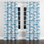 Abstract Window curtains - Beach Coastal Soft Waves Grommet Curtain - 1 Panel-2123062287-2123062282