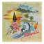 « hawaii paradise pattern », reproduction de peinture à l’acrylique sur toile tendue-31879637