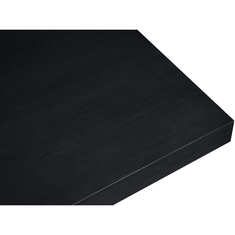 Hiromy Extendable Dining Table 11', Black