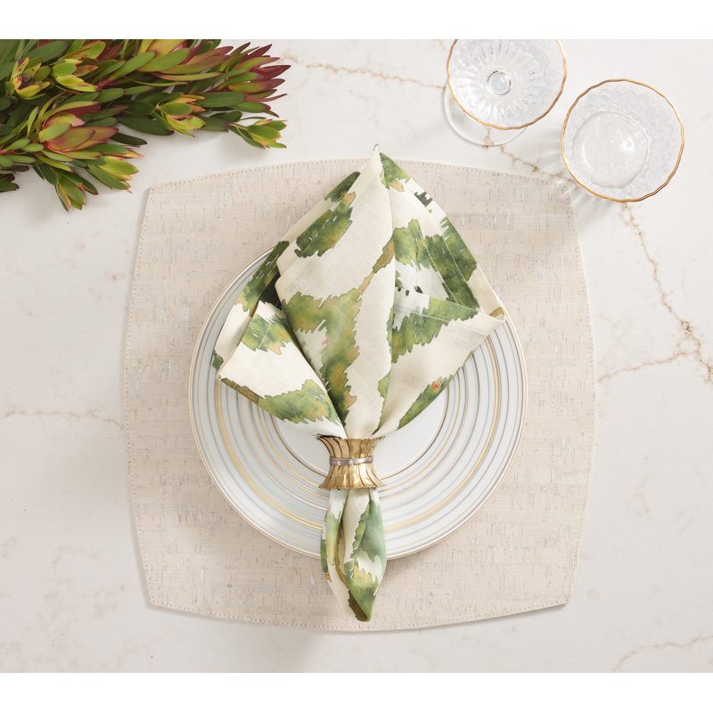 Whistler Placemat, Gray/White