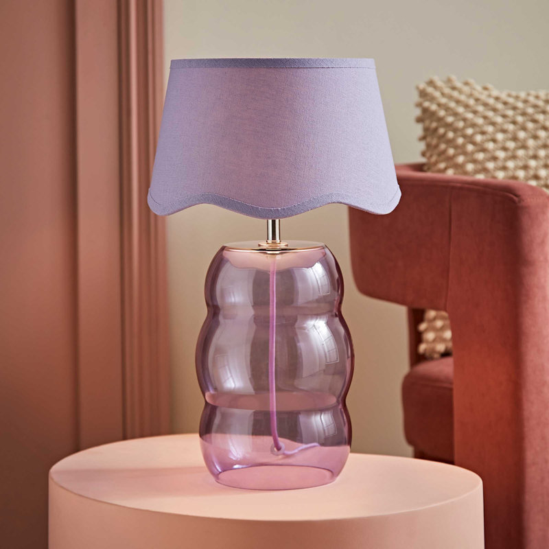 Deleena Glass Table Lamp
