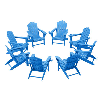 Outdoor Poly Adirondack Chair (Set Of 8)