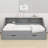 Daybed Frame With Storage Bookcases And Two Drawers,Charging Design-1541222612