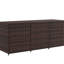 Pe Outdoor Storage - 175 Gallon Deck Box With Inner Liner For Patio Furniture Mixed Brown Garden Tools