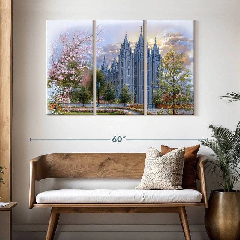 Rorry Temple Garden, 32" H x 50" W