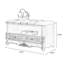 Banc de rangement en cuir de style rétro pour la chambre et le vestibule-1882201954