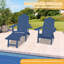 Chaise Adirondack, chaise Adirondack de patio résistante aux intempéries avec porte-gobelet