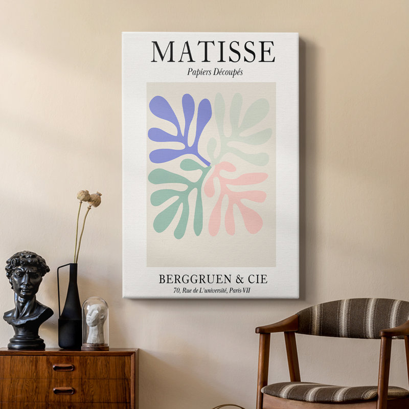 Matisse Div, reproduction d'art encadrée sur mesure Cavas, H 18 po x l 12 po