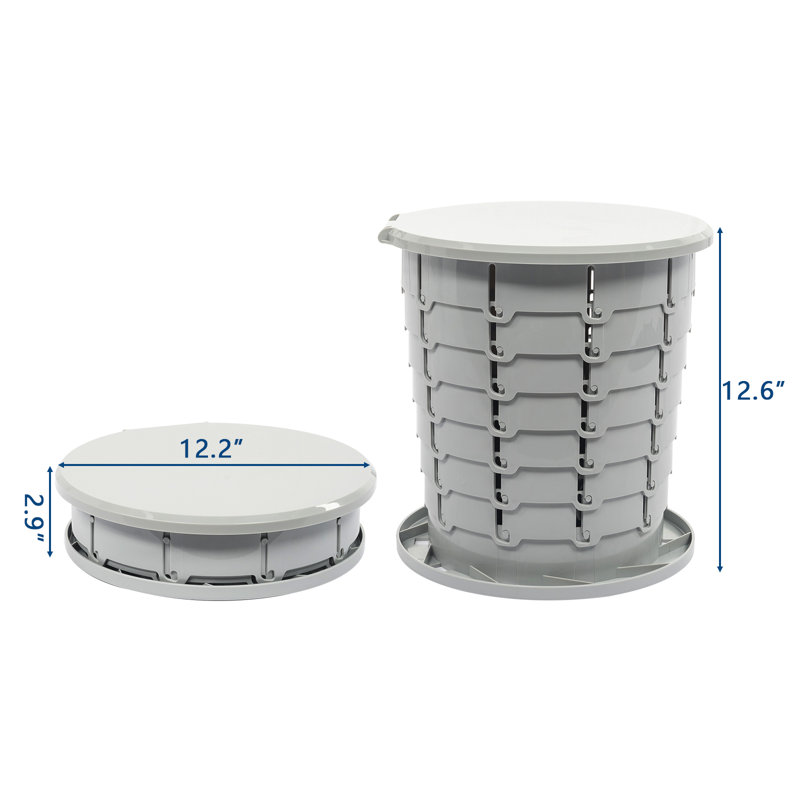 Poubelle rotative ouverte multifonctionnelle Porta Potty