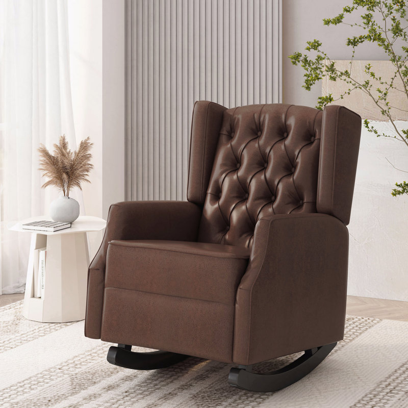 Chaise berçante, Brun