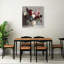 Roses, fleurs, jardin printanier sur blanc, fleur romantique classique, art mural naturel