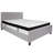 Aluino Button Tufted Platform Bed with Memory Foam Pocket Spring Mattress-485521783-485521780