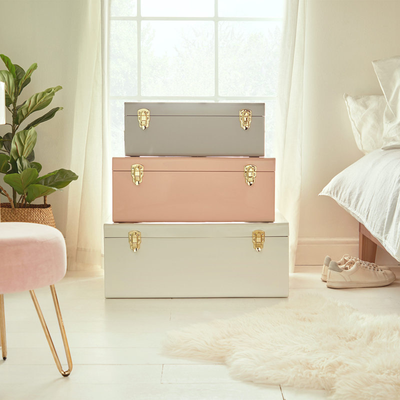 3 Piece Accent Trunk Set
