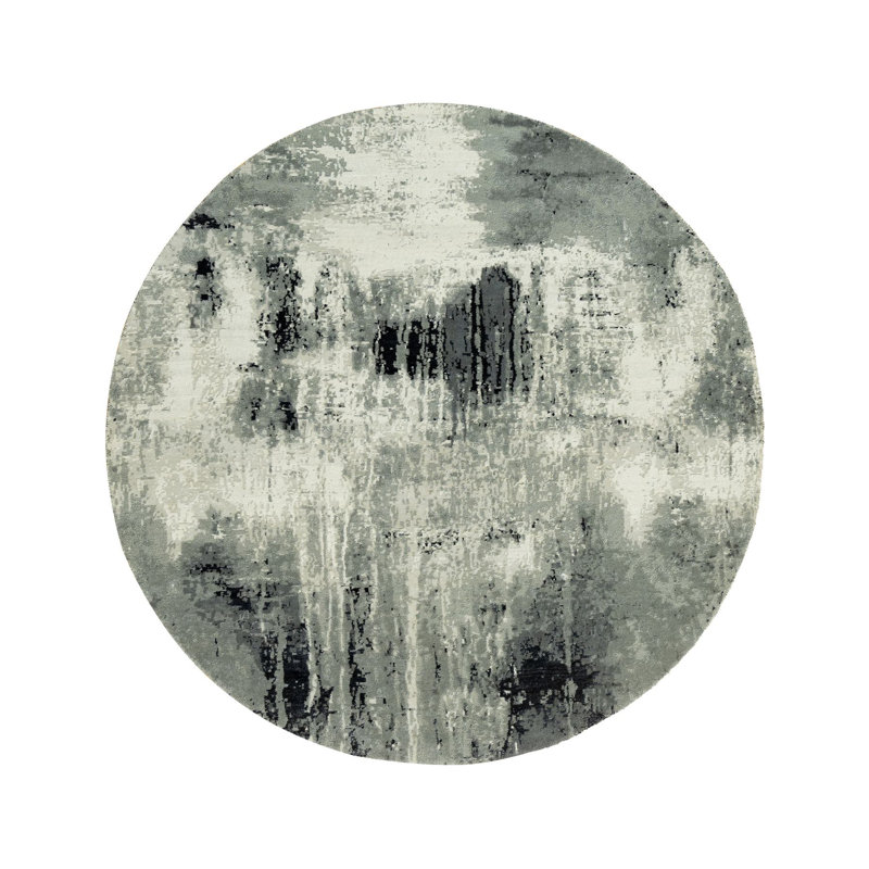 Tapis rond unique 6 pi x 6 pi Cedor