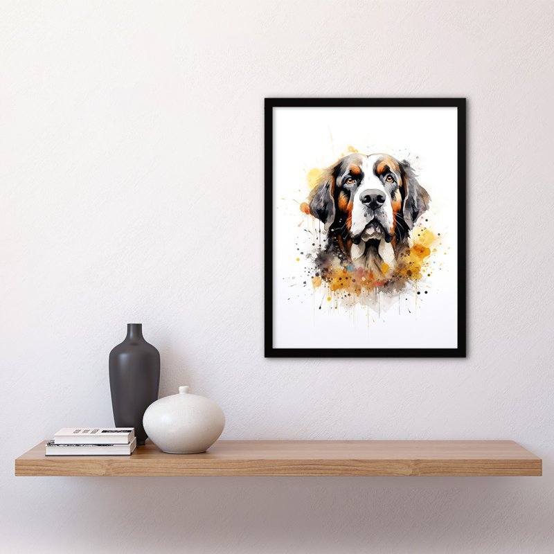 St. Bernard - Single Picture Frame Print