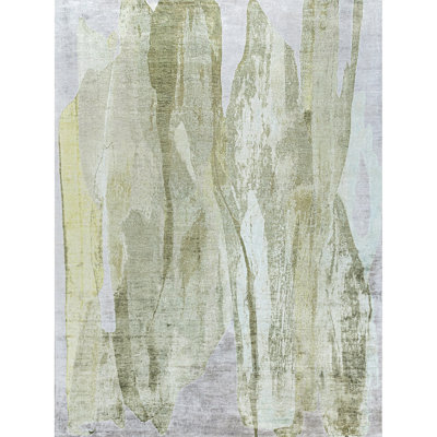 Hand Knotted Area Rug in Multi
