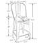 Tabouret de bar et de comptoir Cliburn-953192122-953192123