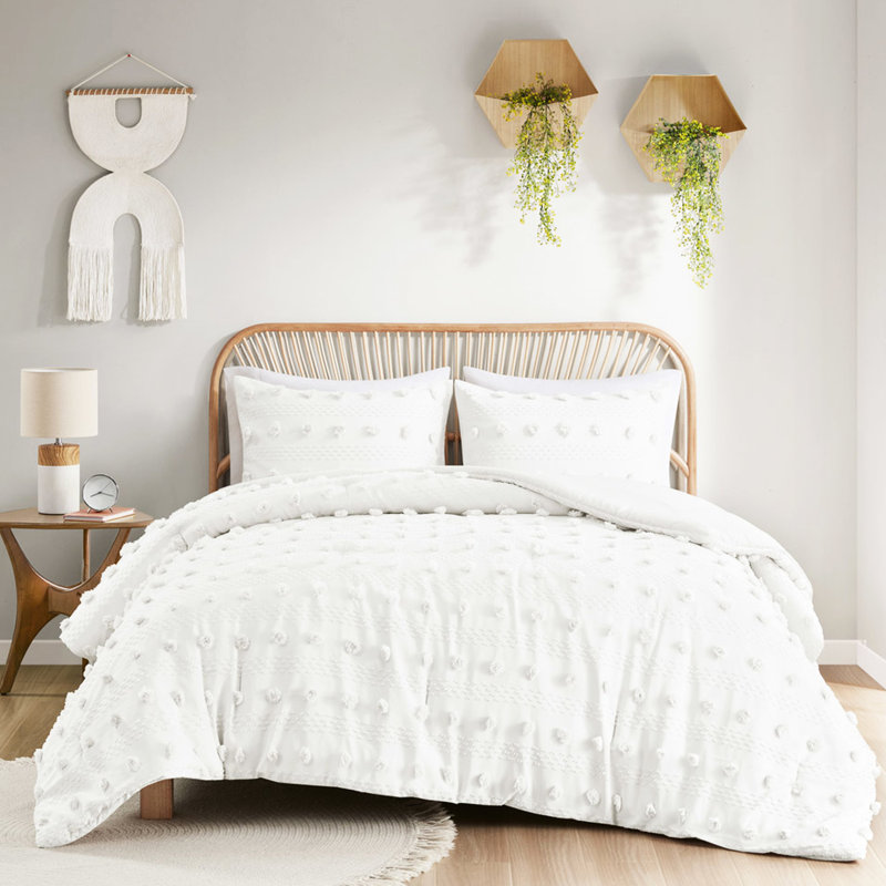 Comforter - Full/queen, Design Full/queen , , Tone, Filling, Full Comforter + 2 Standard Pillowcases, Ivory