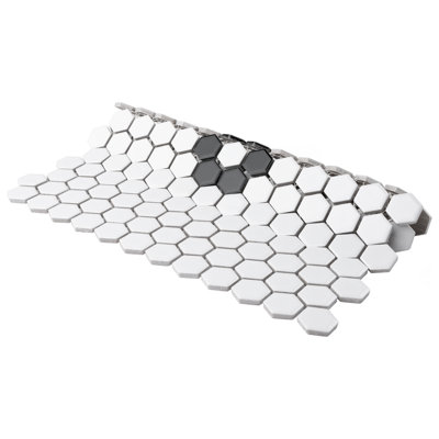 Metro 0.90" x 0.90" Hex Porcelain Mosaic Tile