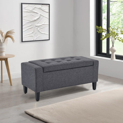 Luxury Crushed Velvet Ottoman Stool