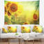 Fleurs de couleur qui fleurissent sur le tapisserie field-28488789