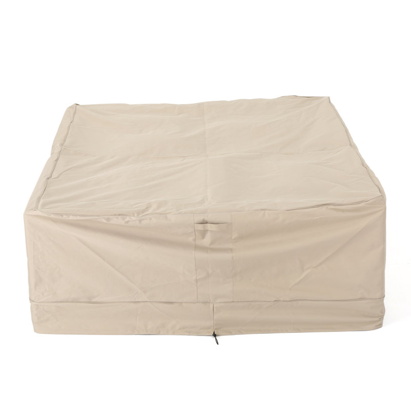 Steve Outdoor Cover, Beige, 28" H x 65" W x 86" D