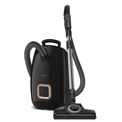 Miele Guard L1 Cat & Dog Bagged Canister Vacuum for Pet Owners with Odor-Reducing Active AirClean Filter, TurboTeQ Floorhead, and AllTeQ Universal Floorhead, in Obsidian Black/Space Grey