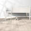 Lit double mezzanine double avec rangement, chambre d'enfant moderne en bois aggloméré