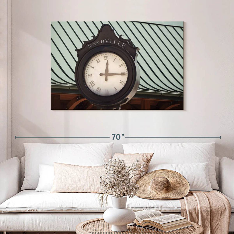 Horloge de rue Kerner Nashville, H 30 po x l 45 po
