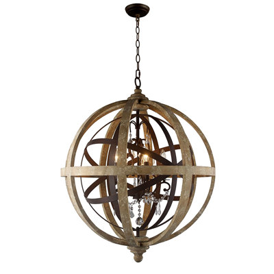 Lustre de globe à 5 lumières unique/statement Celestyna