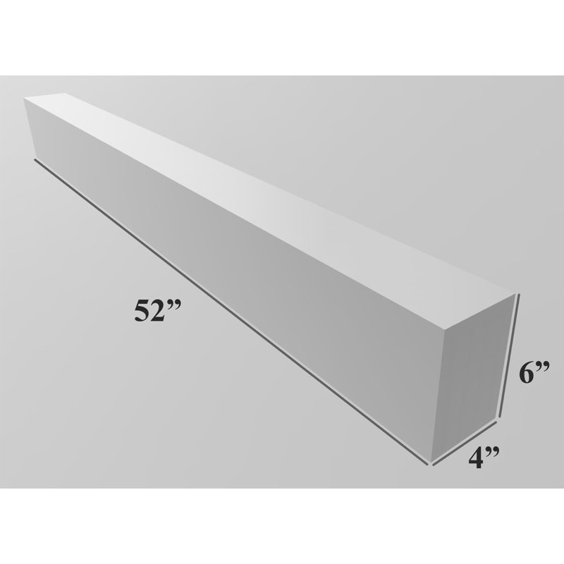 Krystallynn Oak Accent Shelf, 6" H x 12" W x 4" D