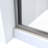 DreamLine Alliance Pro ML 56 - 60 inch W x 74 1/2 inch H Semi-Frameless Bypass Shower Door in Brushed Nickel-69488240-121281071