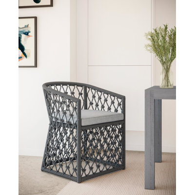 Amelia Patio Dining Armchair with Cushion
