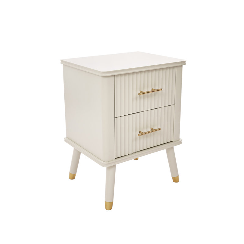 17.7'' W Nightstand, White