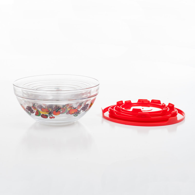 20-Piece Glass Storage Bowls with Lids Set - with Meal Prep, and Mixing