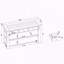 Console en bois de pin massif avec 3 tiroirs et 2 tablettes-699040745