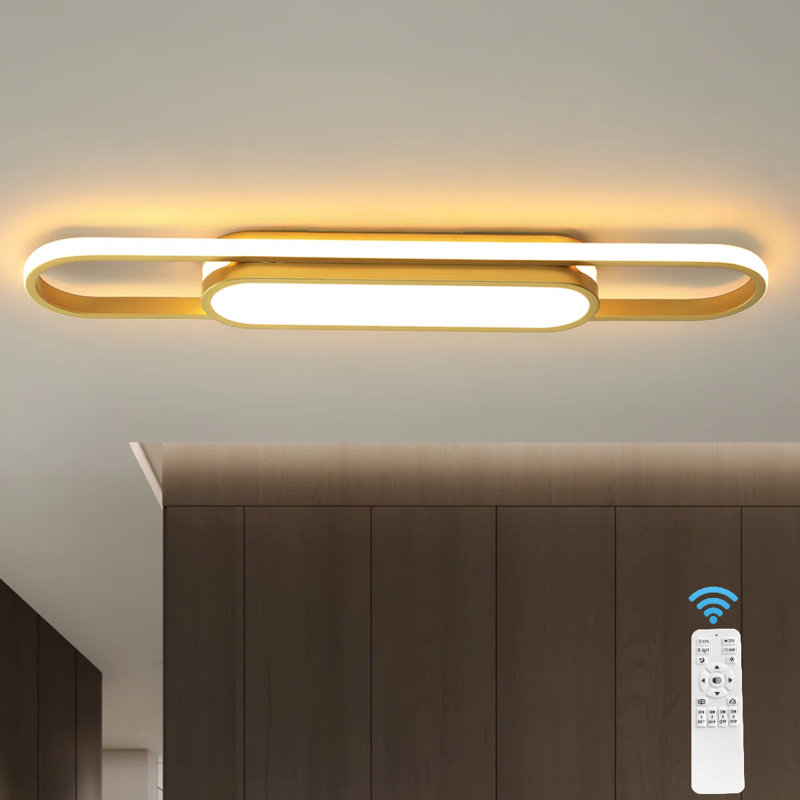 Muscato 1-Light 70cm LED Flush Mount, Gold