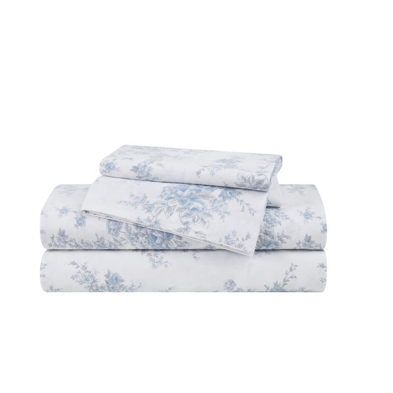 Ensemble de draps 100% coton 200 fils 200 fils, Literie pour lit simple et 1 taie d'oreiller