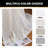 Joe Solid Natural Linen Blended Semi-Sheer Window Treatments Panels for Living Room Rod Pocket Light Filtering Curtain Drapes-1070066942-1070066943