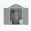 Remise de rangement extérieure avec 2 portes, fenêtre et évent-113723100-113723103