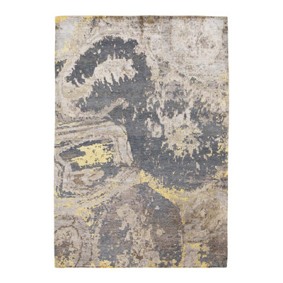 Hand Knotted Wool Abstract Area Rug