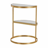 Table de bout à cadre avec rangement de style emmanuel