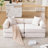 sofa bed with Removable Armrests