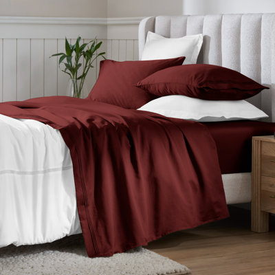 Superior Luxury 650 Thread Count Certified Egyptian Cotton Deep Pocket Sheet Set