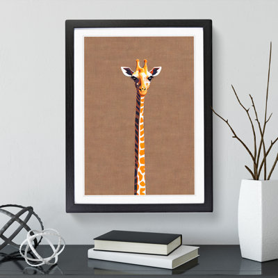 Skinny Giraffe - Framed Print