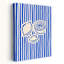 «Blue Striped Lemons», art mural contemporain aux fruits-129772120