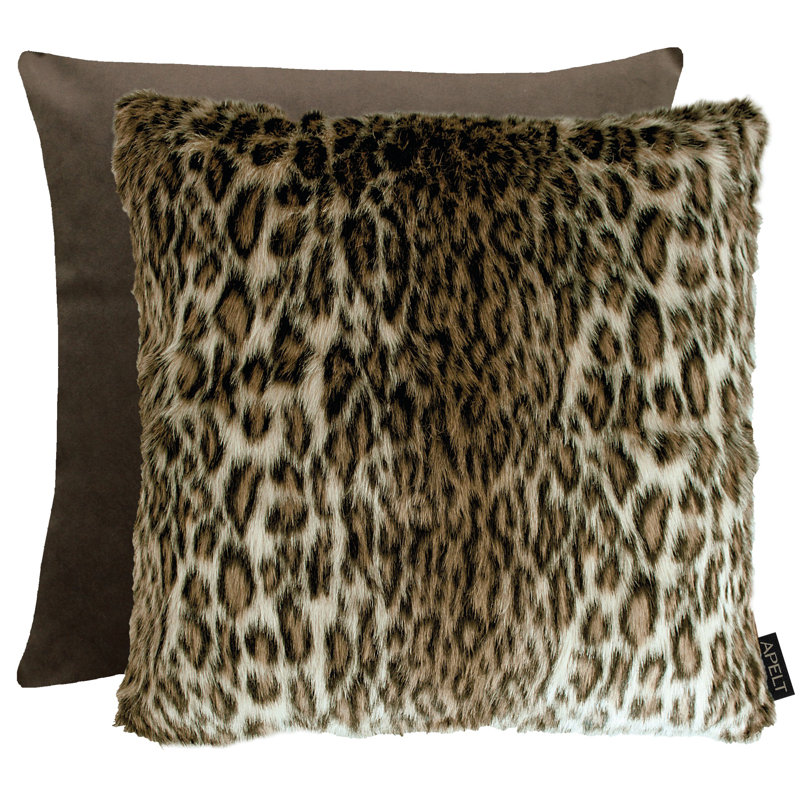 Animal Print Square Cushion, 65cm H x 65cm W x 5cm D