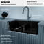 Évier de cuisine à double cuve en composite Karran Quartz 32 po x 19 1/2 po 50/50-49947615
