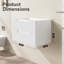 Meuble-lavabo mural 30 po avec meuble-lavabo flottant