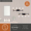 Luminaire mural pour salle de bain moderne et Mid-Century en verre transparent Legault-74540527